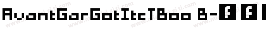 AvantGarGotItcTBoo B字体转换